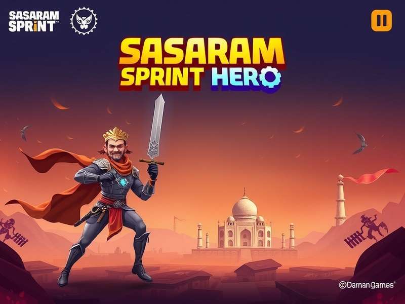 Sasaram Sprint Hero Game Banner - Desi Endless Runner Action