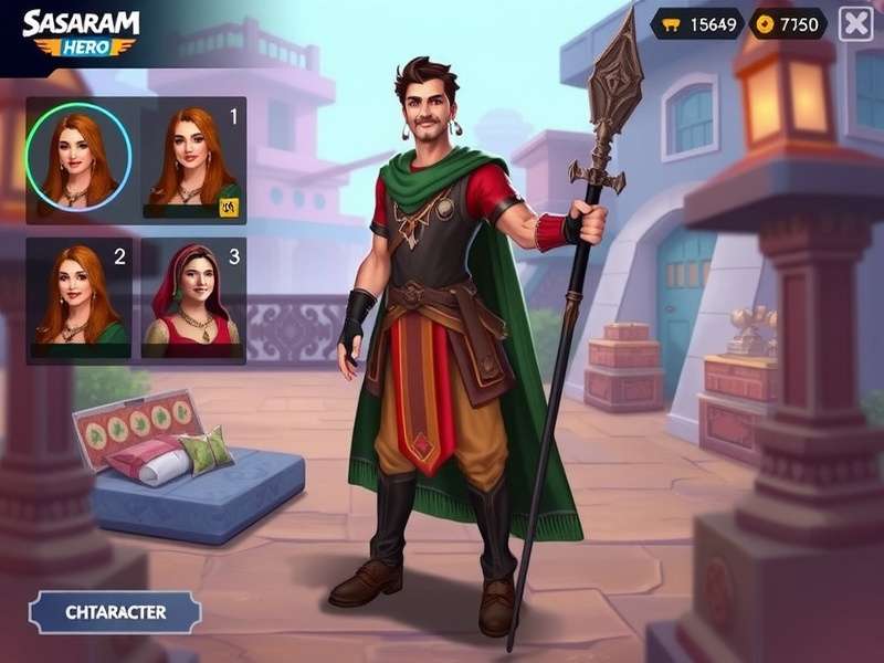 Sasaram Sprint Hero Character Customization - Desi Outfits and Accessories